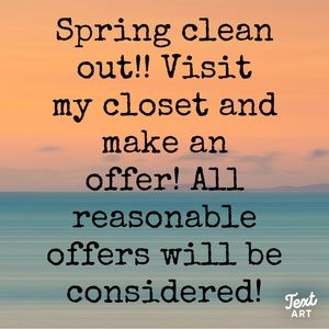Spring clean out sale!